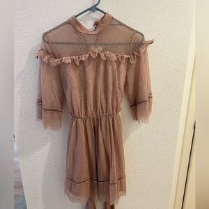 Anthropologie lace dress